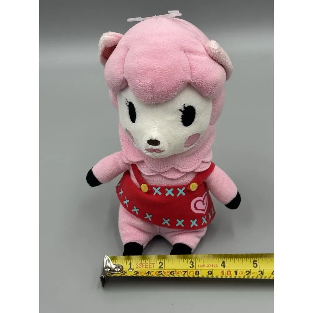 Animal Crossing Reese Alpaca Sanei 2012 Plush 7 Inch Stuffed Pink Doll